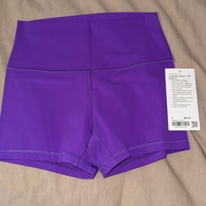 NWT Lululemon Align High Rise Short 4" Atomic Purple Size 8